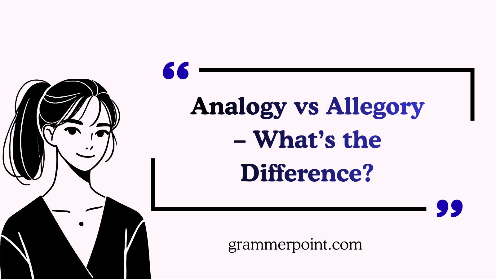 Analogy vs Allegory