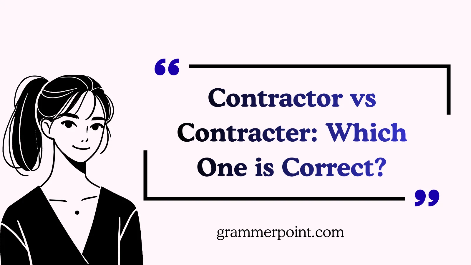 Contractor vs Contracter